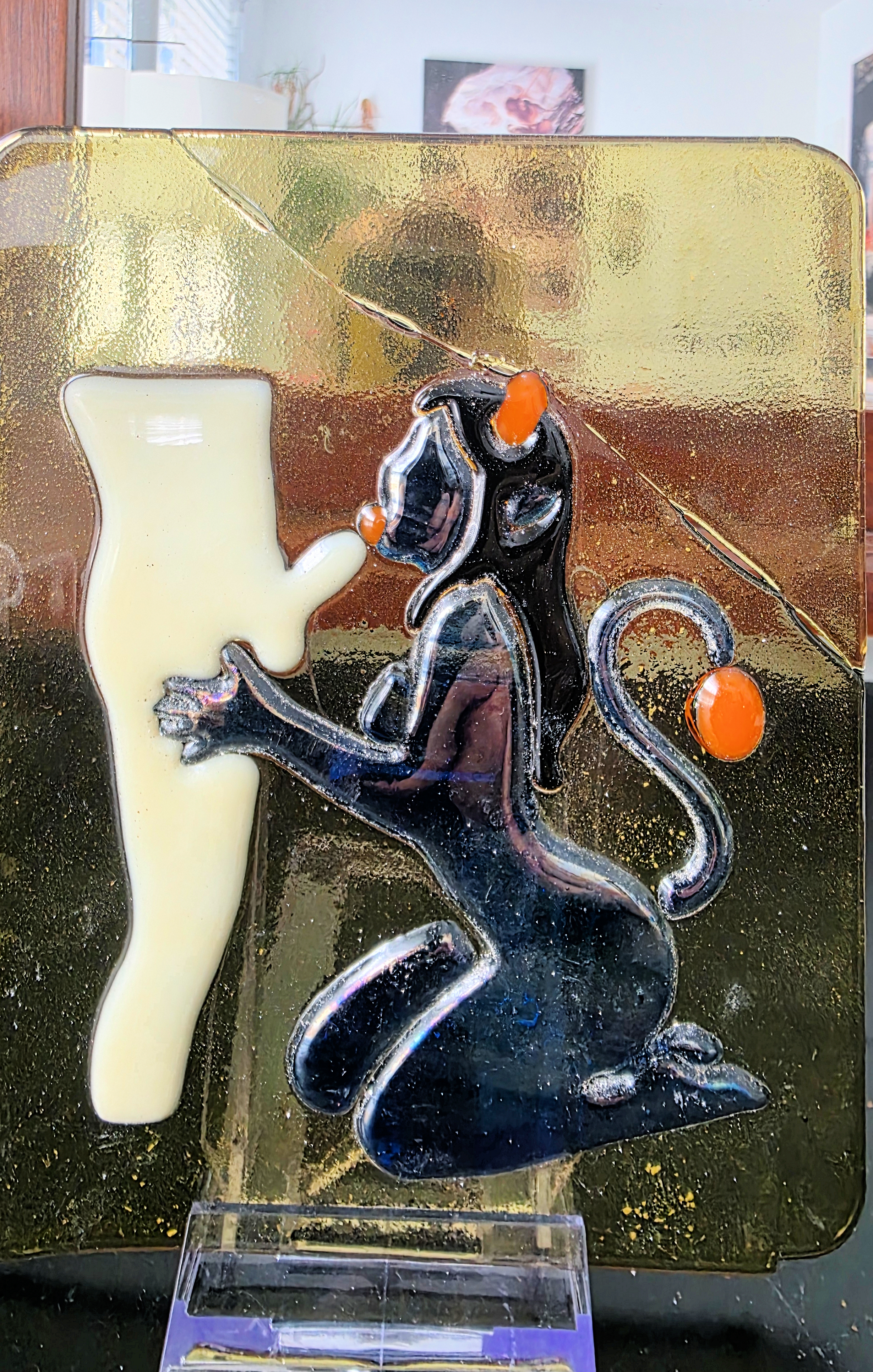 Fused Glass: Cracked Desire